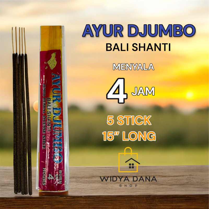 Dupa AYUR JUMBO BALI SHANTI 4 jam 1 pack