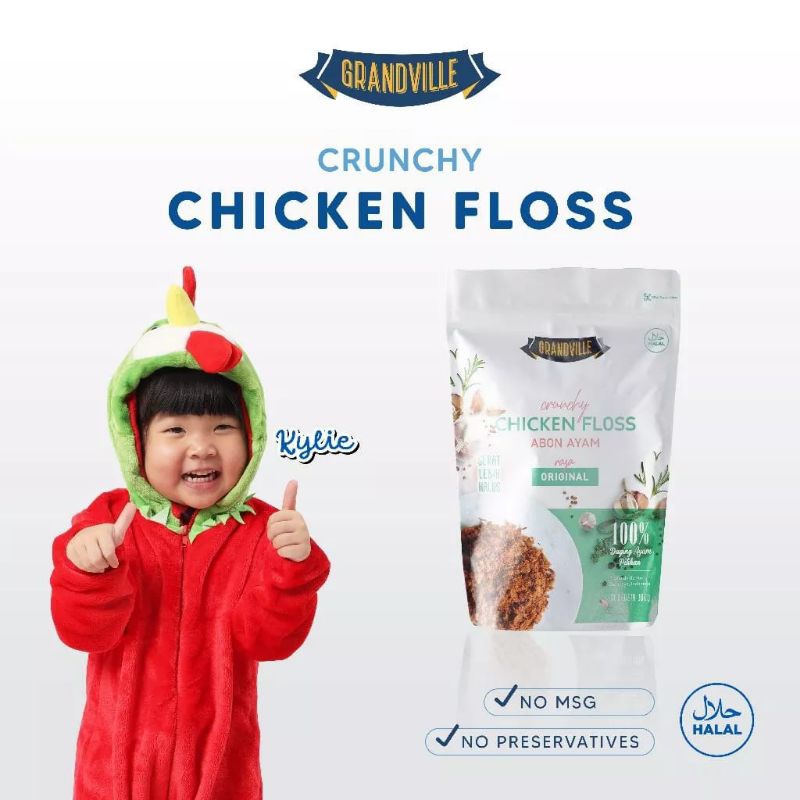 

Grandville Abon AYAM Crunchy Single Pack Original 100gr