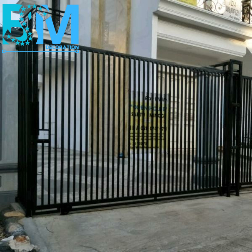 pagar rumah minimalis / pagar dorong minimalis - M² BSM decoration