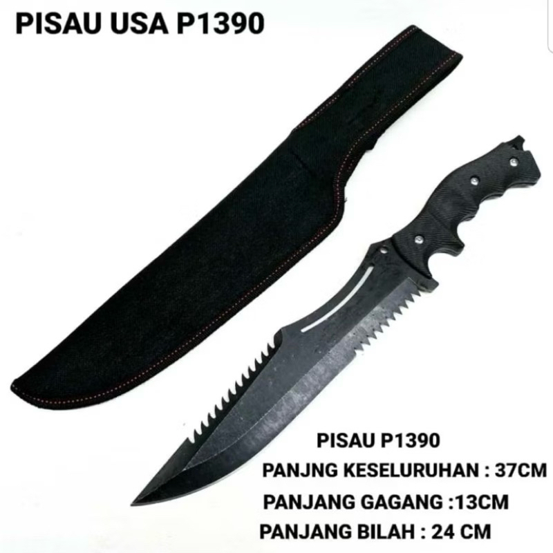 pisau survival outdoor P1390-P1392 USA