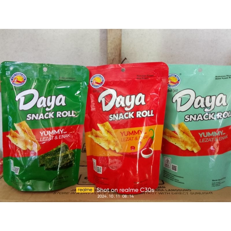 

DAYA SNACK ROLL 30gr viral 3 rasa / 5 pcs