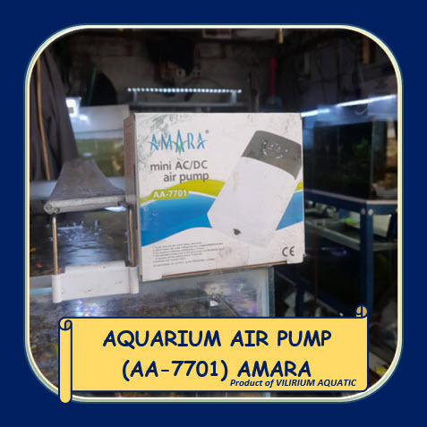 PERLENGKAPAN AQUARIUM - AERATOR AC DC / AQUARIUM AIR PUMP (AA-7701) AMARA