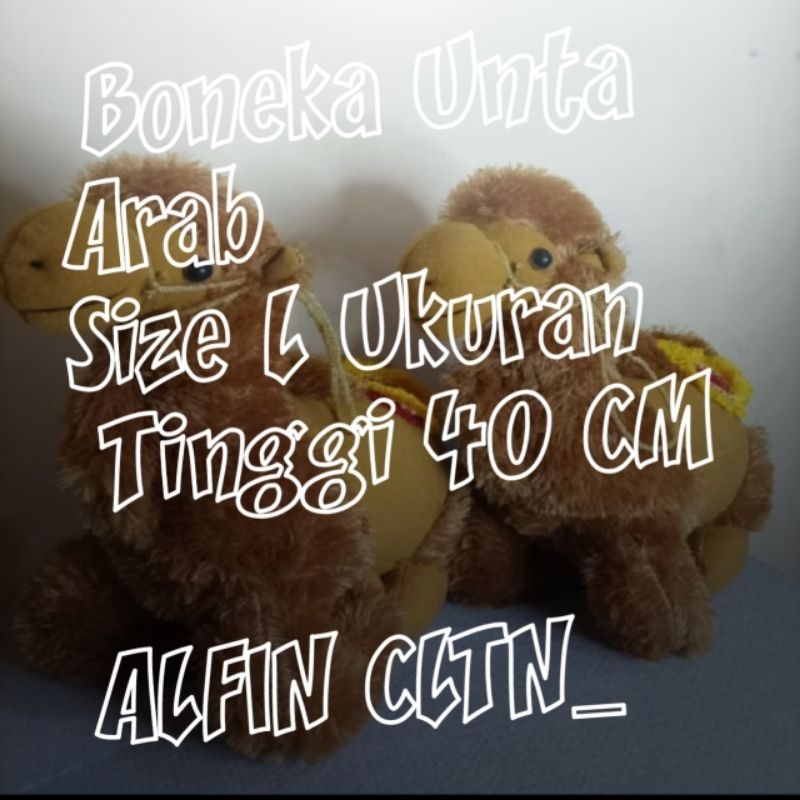 Boneka Onta Arab Size L Tinggi 40 Cm