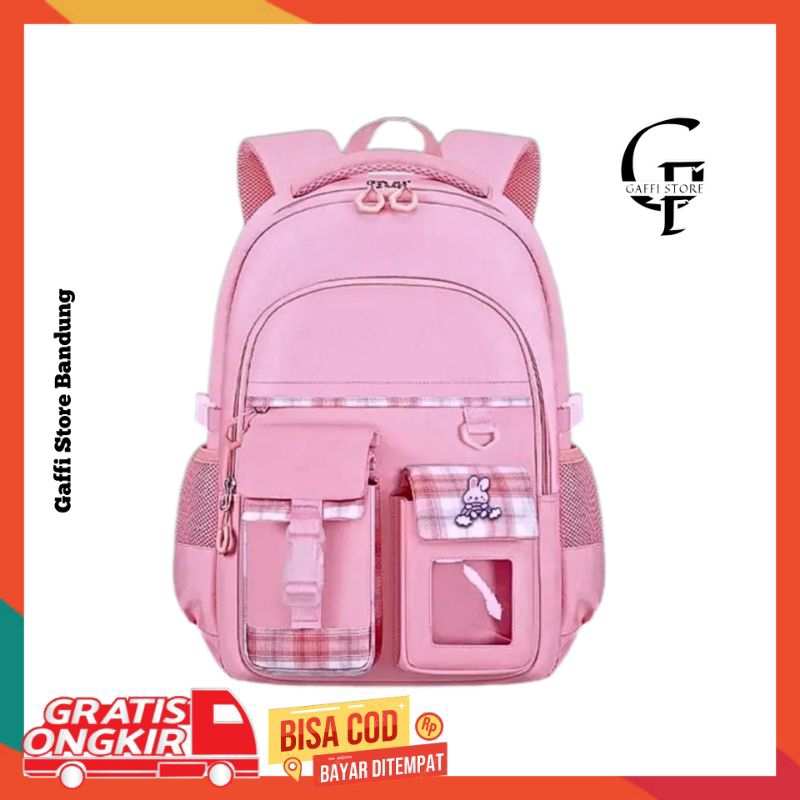 Gaffi Store Bandung Tas Ransel Anak Laki Laki Sd Smp Motif Love Mika v1 Tas Anak Terbaru Bisa Bayar 