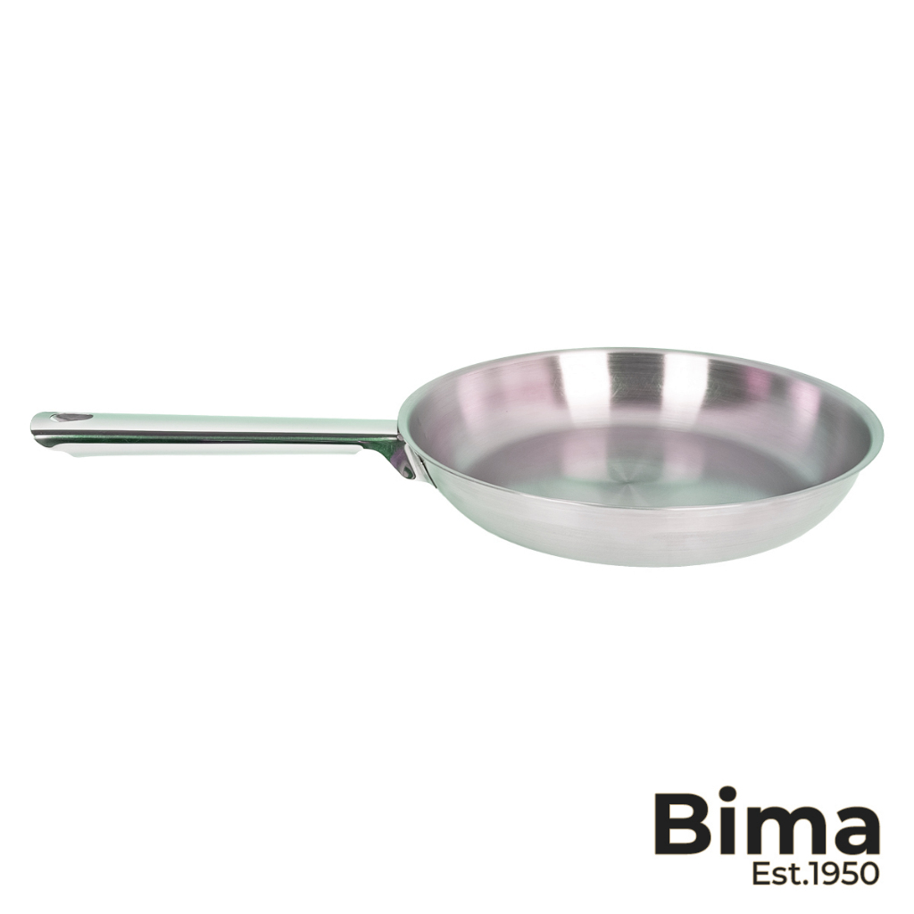 BIMA Fry Pan Stainless Steel 24 CM Frying Pan Morganware