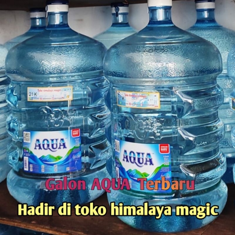 

AQUA galon + isi air 19 Liter