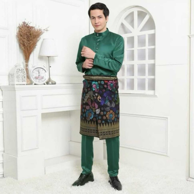 Baju setelan kurung melayu pria teluk belanga baju adat melayu// BAJU KURUNG MELAYU MALAYSIA