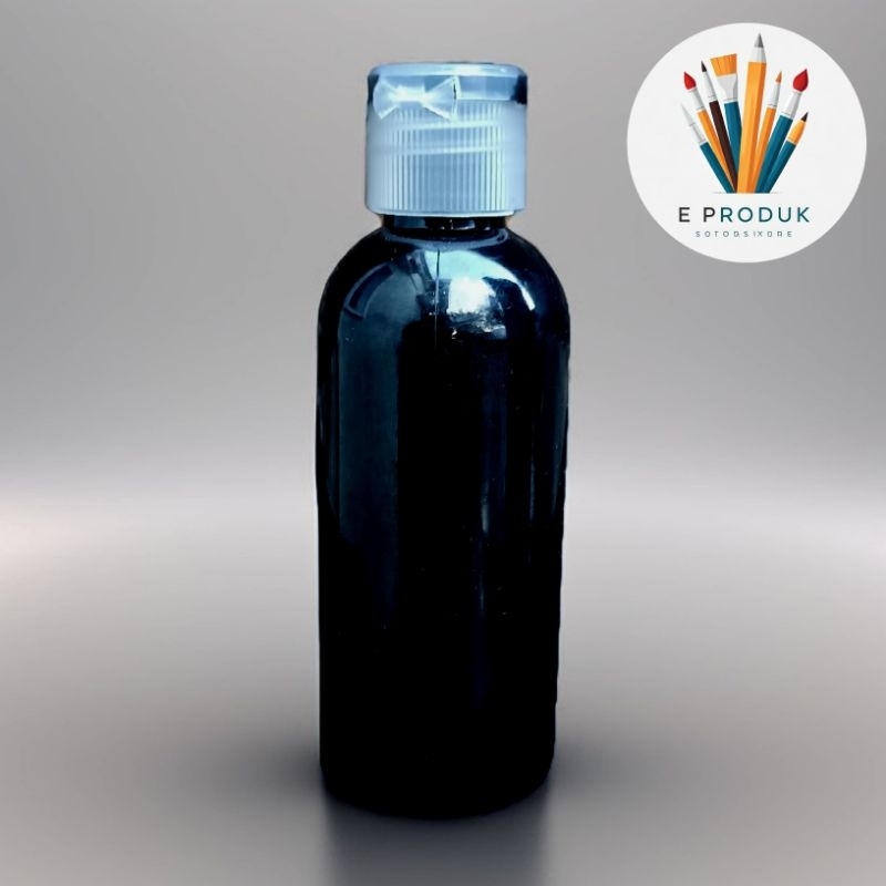 cat akrilik warna hitam 50 ml