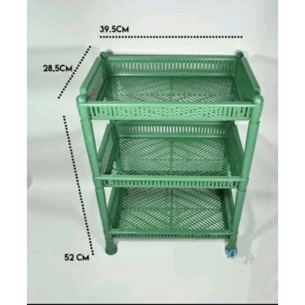 RAK BUMBU PLASTIK SUSUN 3/RAK SERBAGUNA/RAK BUMBU DAPUR