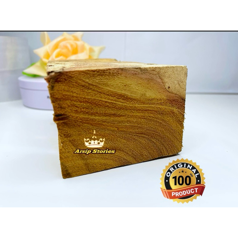 bahan kayu Galih kelor serat emas