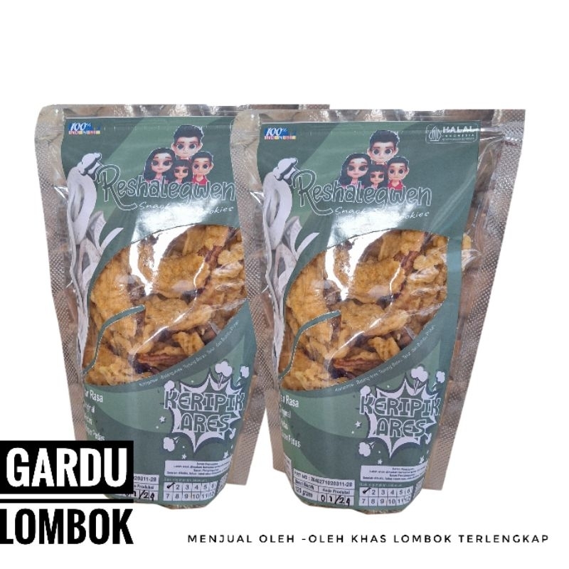 

Keripik Ares 120 gr KHas Lombok