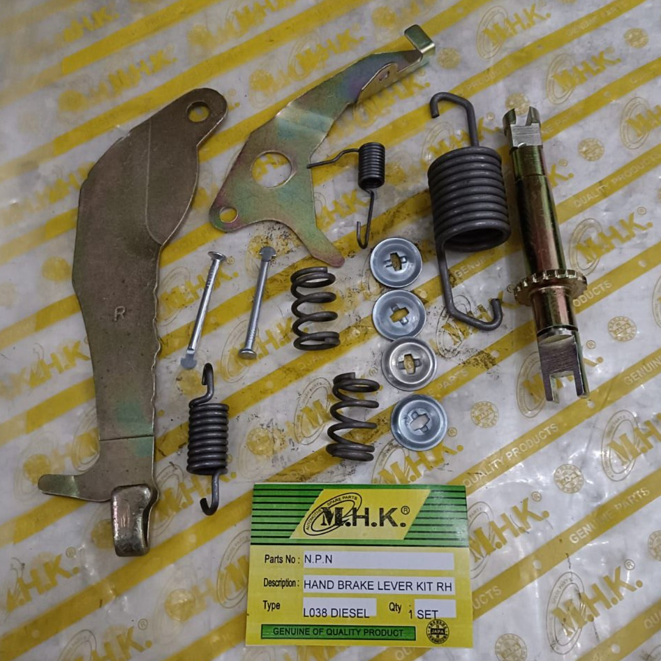 HAND BRAKE LEVER KIT REPAIR KIT SETELAN REM TANGAN STELAN REM SET KANAN MOBIL L038 L300 DIESEL
