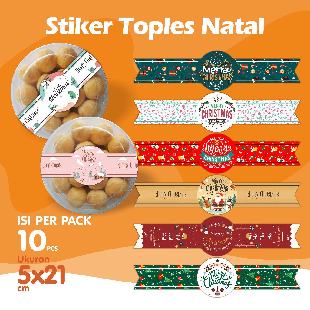 

Sticker christmas - stiker christmas - Stiker hampers natal aesthetic