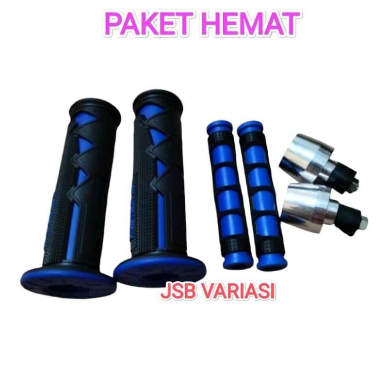 Promo paket Handgrip motor / grip motor / handfat / sarung gas motor variasi set karet handle jari r