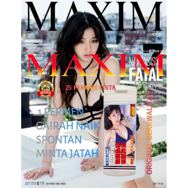

PERMEN MAXIM GUM ASLI KOREA 100% MINT ORIGINAL BIKIN WNITA GRAH NFSU PENMBH HRMON