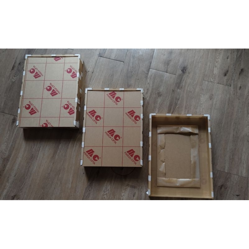 [30x40] box akrilik sliding - akrikik box mahar -Kotak Mahar Akrilik