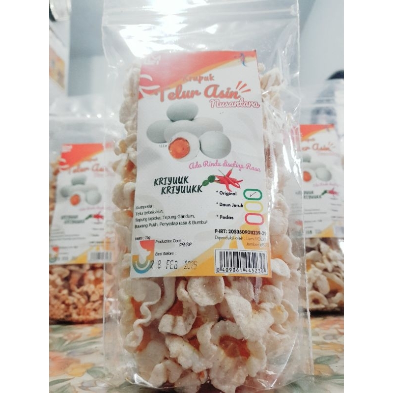 

Krupuk Telur Asin Nusantara