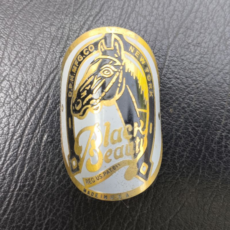 black beauty emblem sepeda jadul