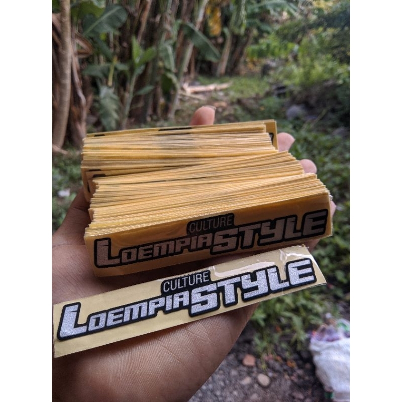 

STICKER LOEMPIA CULTURE STYLE 15rb dapet 3pcs