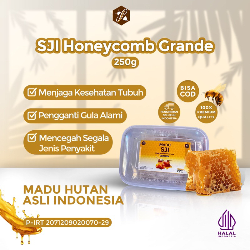

Madu Sarang SJI Ukuran 250gr