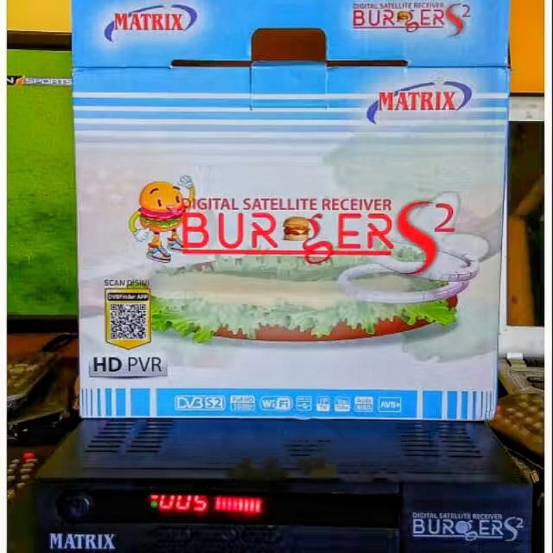 Receiver second K5S RX Tanaka/Matrix Burger S2 HD MBS2 SW Hellobox bisa untuk nonton tv dakwah Sunna