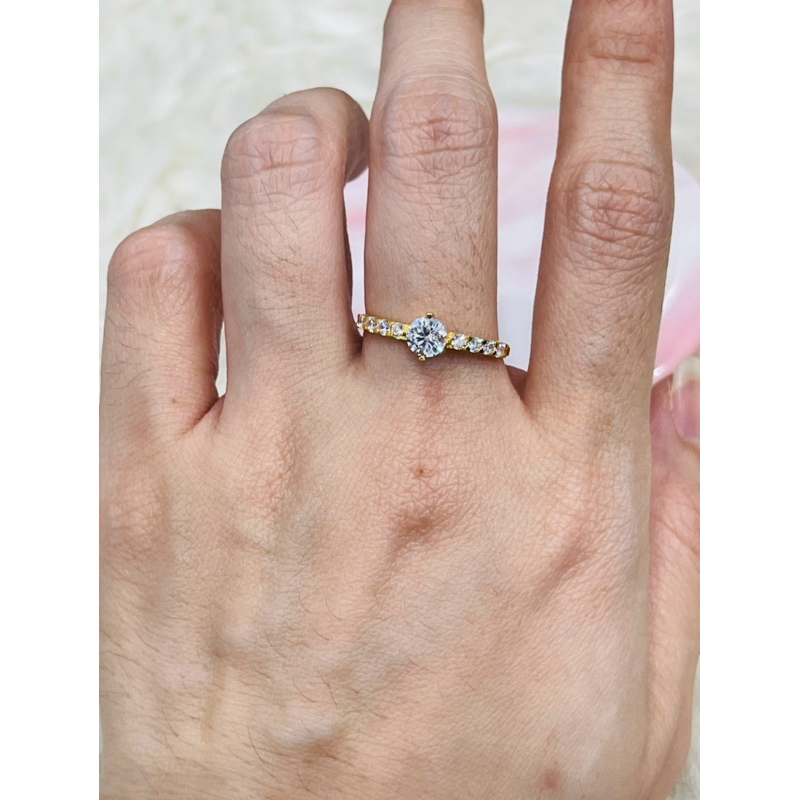 cincin solitaire listring uk 18 cincin lamaran emas asli kadar 875