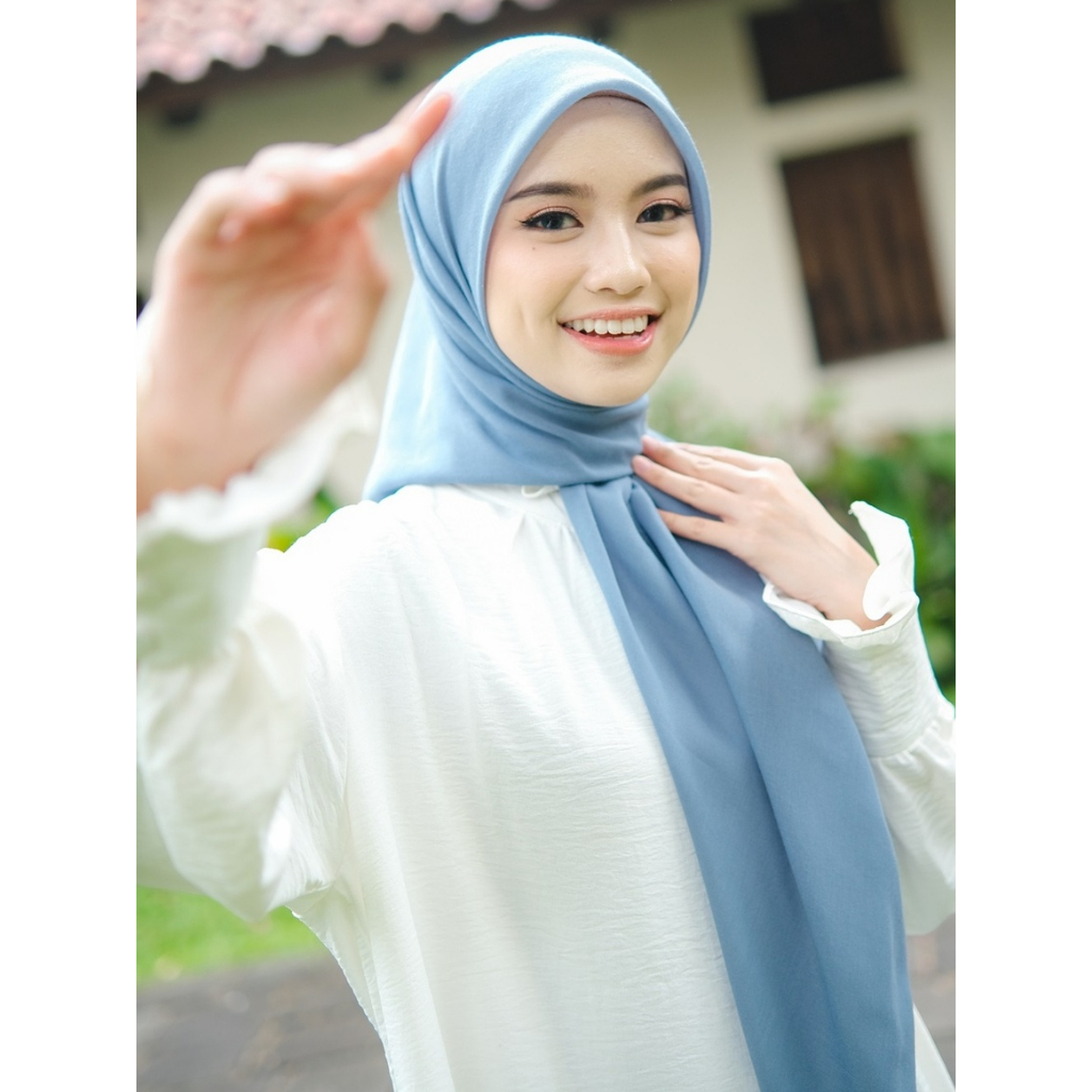 Alqeera | Basic Scarf Part 2 (Hijab Segiempat Daily Polycotton Bella Square Premium)