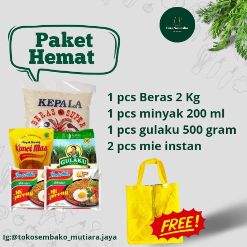 

PAKET SEMBAKO HEMAT MURAH