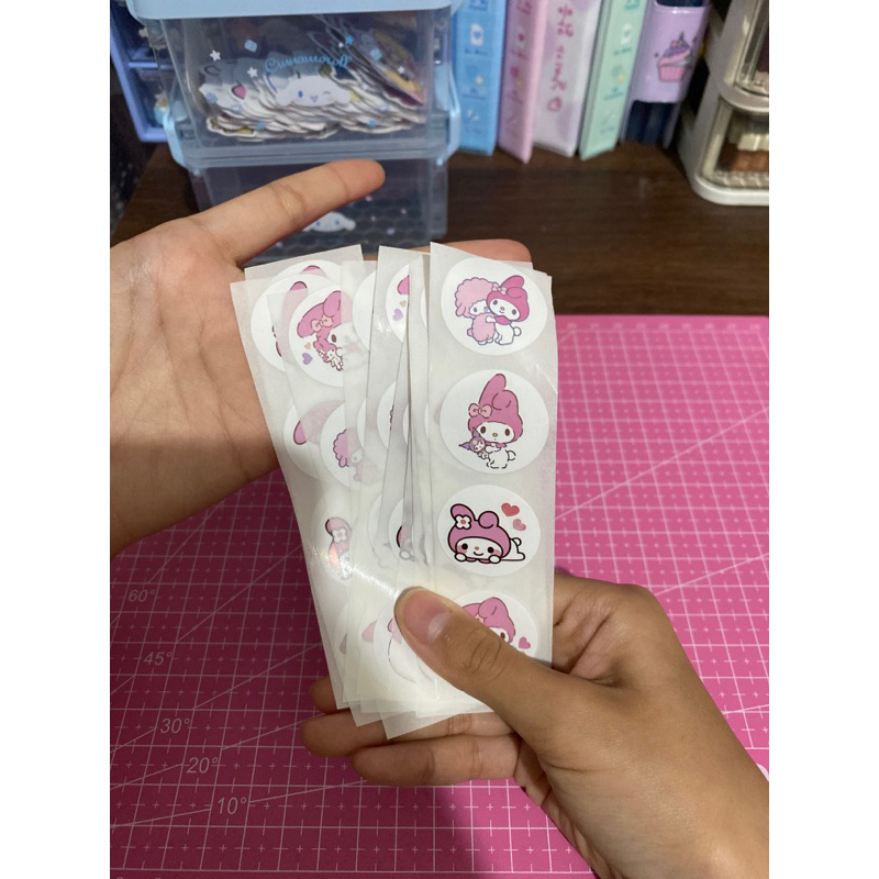 

Stiker roll mymelody (Sudah dipotong)