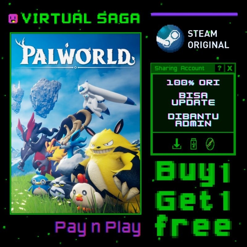 Palworld Steam Sharing PC Game
