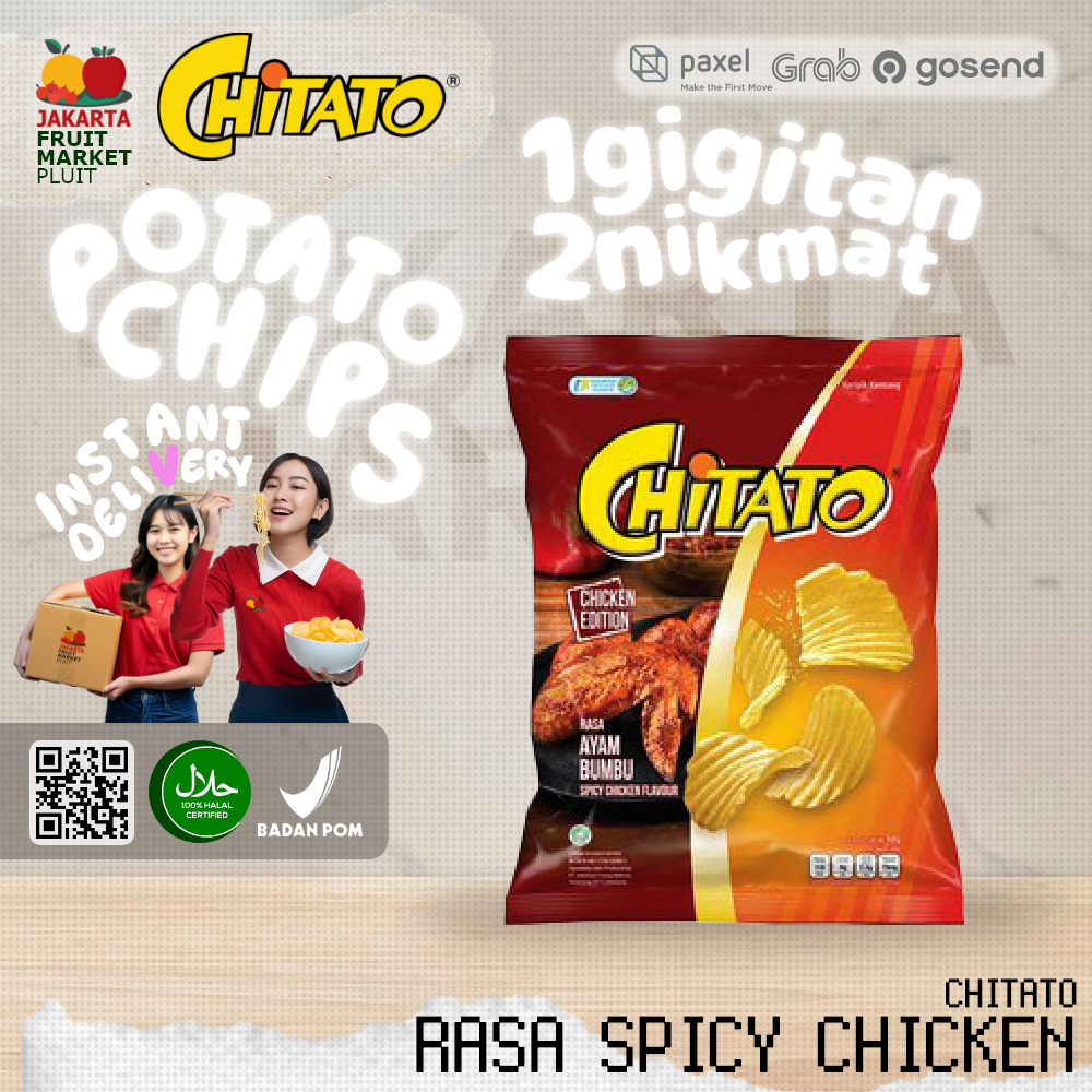 

(KERIPIK) CHITATO RASA AYAM BUMBU SPICY CHICKEN 75G