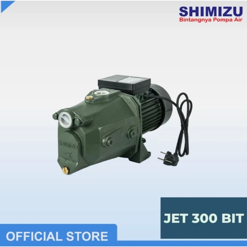 SHIMIZU POMPA AIR SUMUR DANGKAL NON AUTO SEMI JET PUMP JET-300BIT