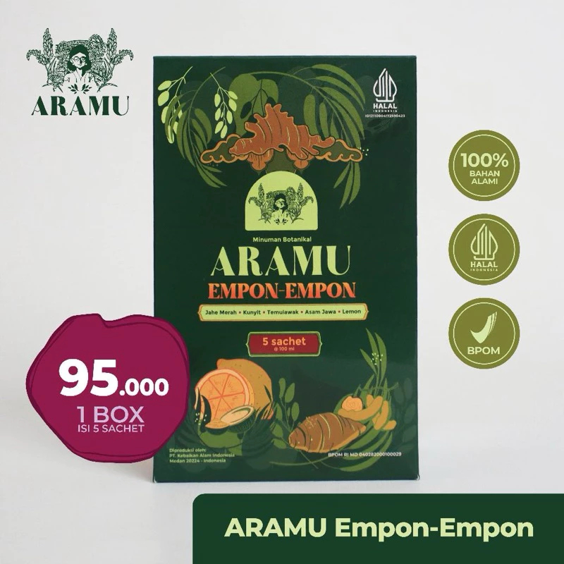 

ARAMU EMPON EMPON ISI 5 SACHET 100ML