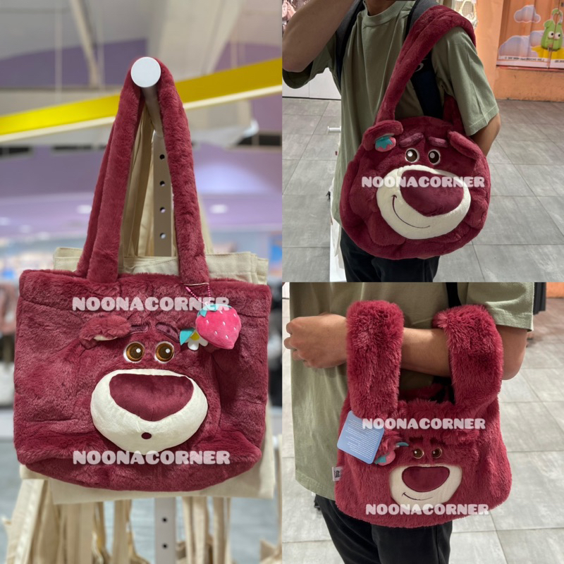 KKV x Disney ‼️ Plush LOTSO Shoulder Bag / Tas Bahu Bulu LOTSO Collections