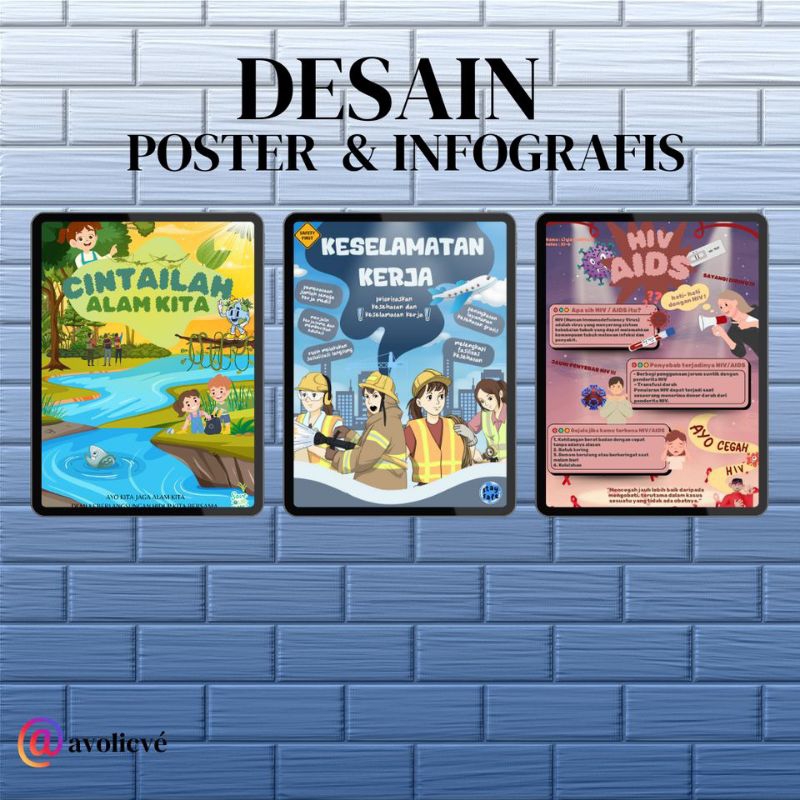 JASA DESAIN POSTER & INFOGRAFIS