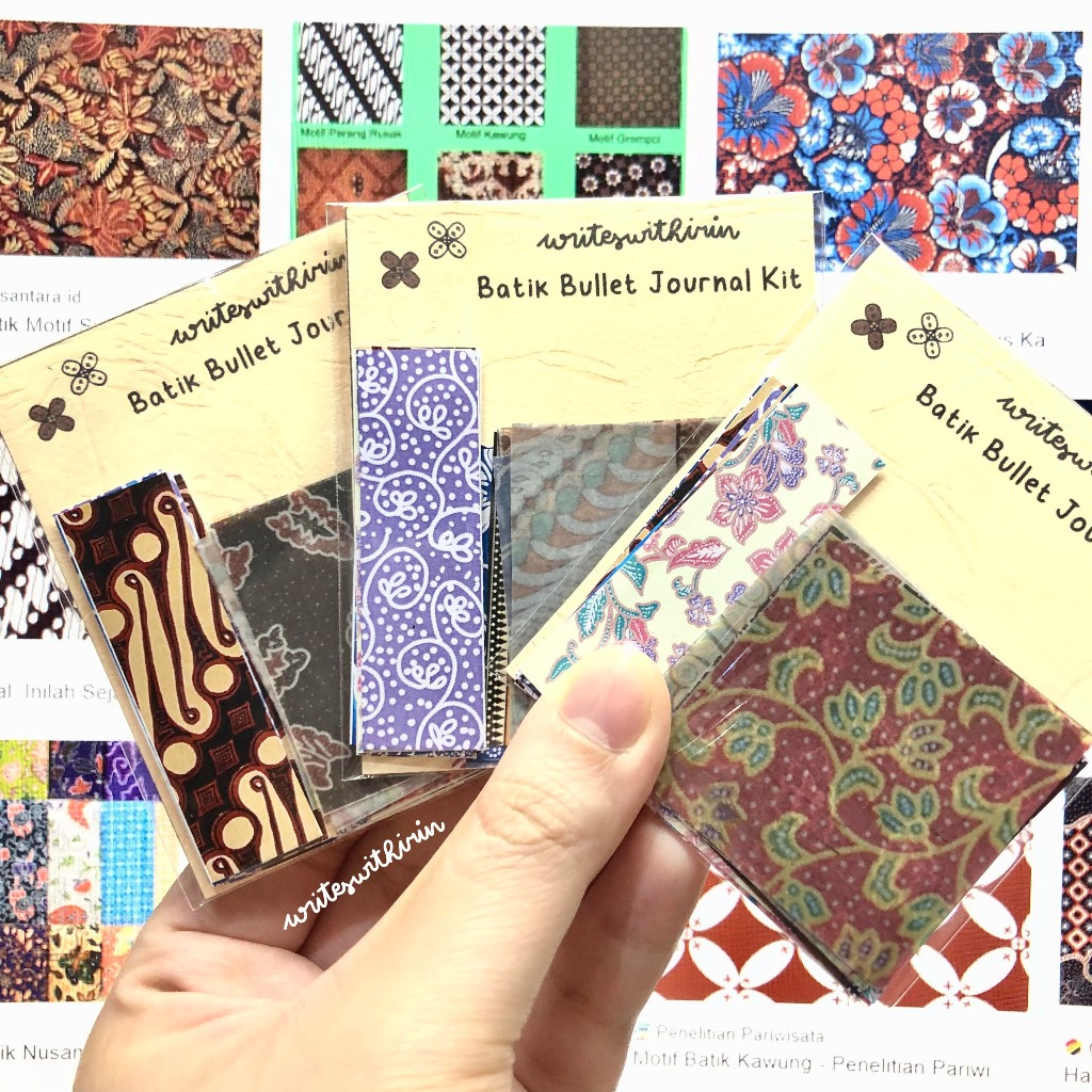 

(writeswithirin) Batik Bujo/ Bullet Journal/ Cute Paper/ Kertas Lucu/ Prakarya