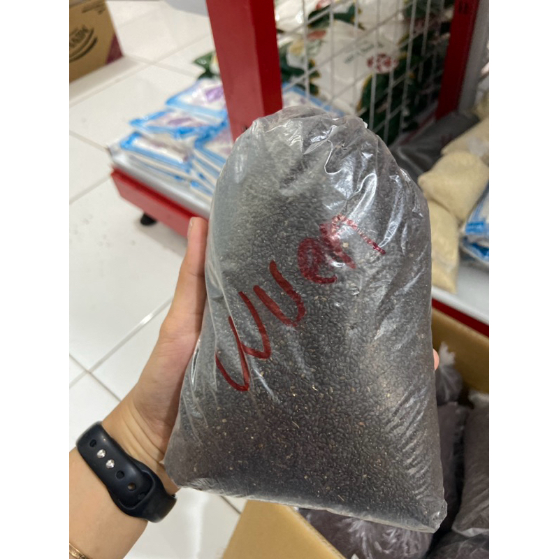 

Biji wijen hitam repack 100g 250g 500g