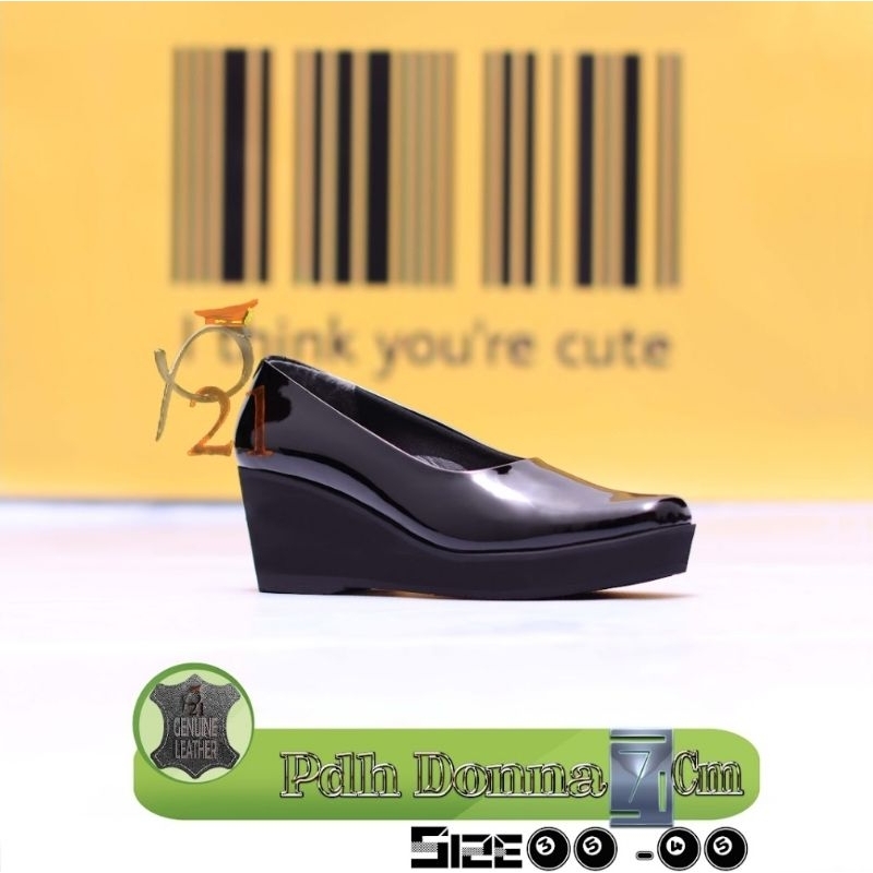 P21 Pdh Donna Sepatu Wanita Kulit Asli