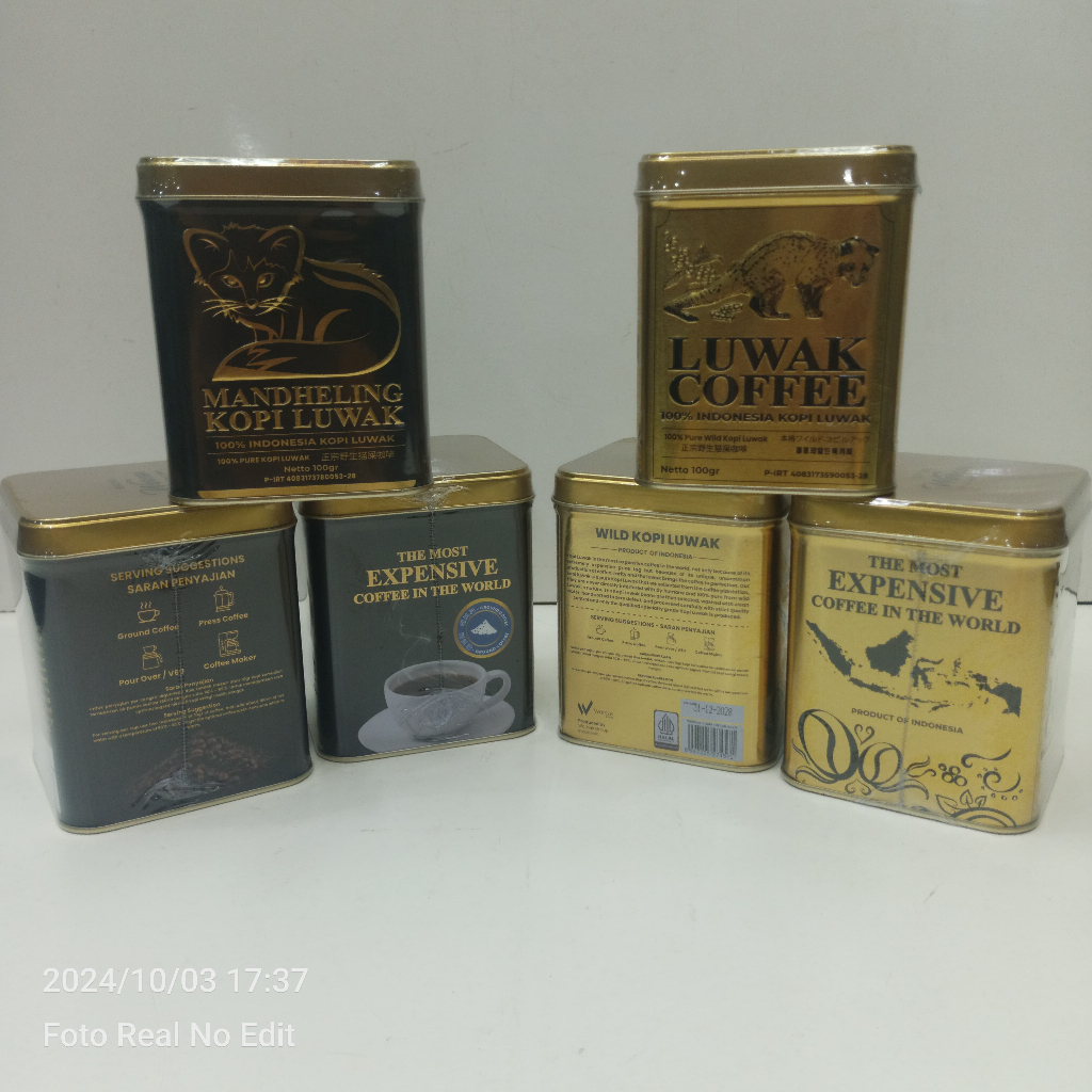 

WORCAS TIN CAN WILD KOPI LUWAK | KOPI LUWAK KEMASAN KALENG | LUWAK COFFEE TIN CAN PREMIUM