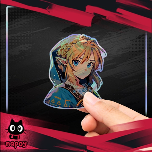 

Stiker Hologram Game Zelda Link 1