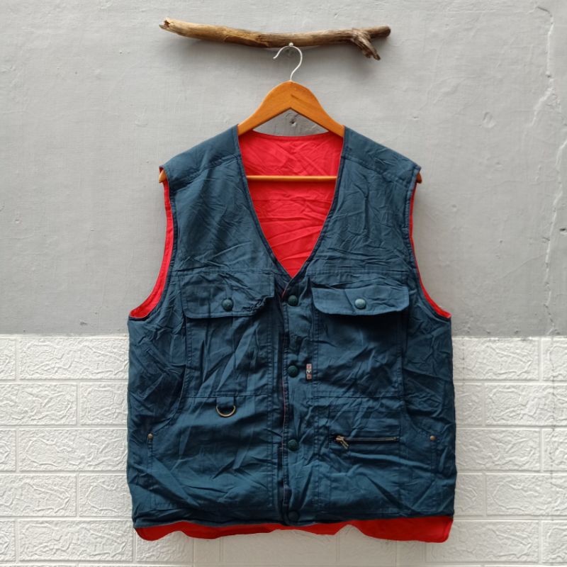 Jaket rompi vest tactical bulu angsa