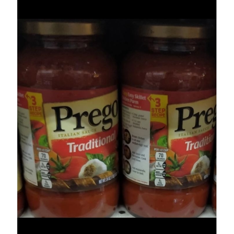 

prego pasta sauce saus spaghetti tradisional 680gr