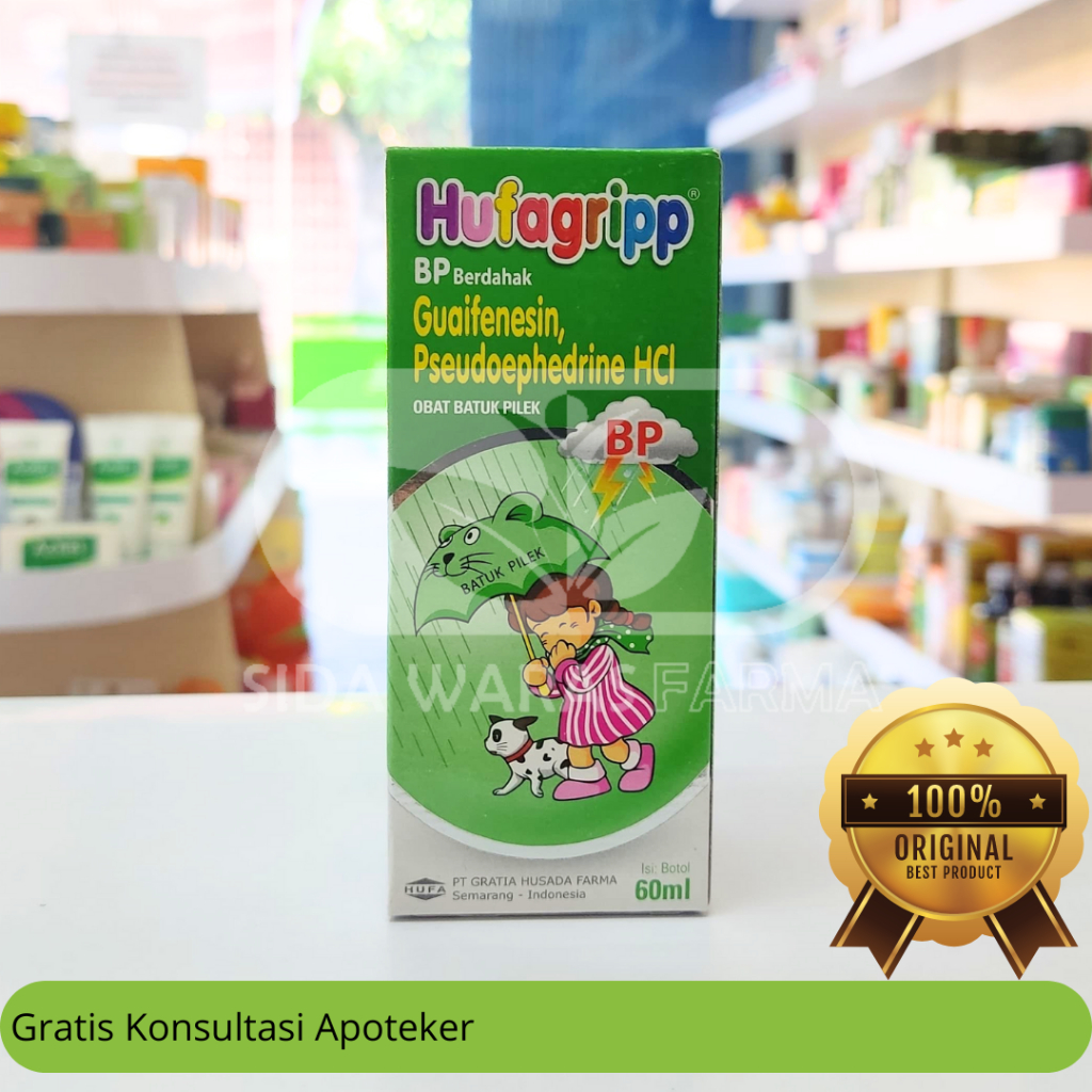 Hufagrip Pilek & Batuk Berdahak 60 mL -  Batuk Anak