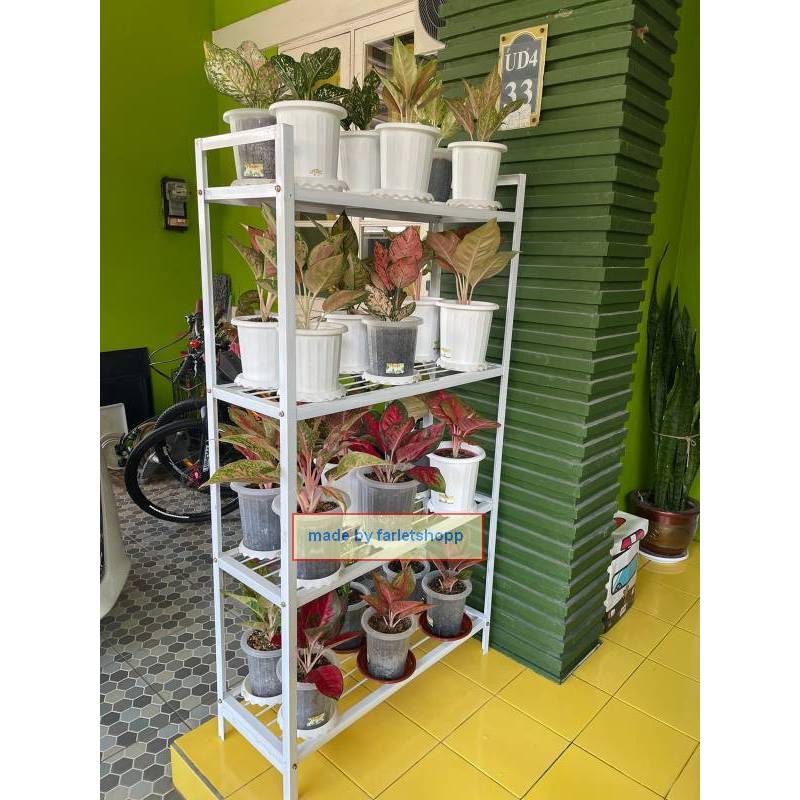 Rak Tanaman Bunga 4 Tingkat | Rak Pot Bunga 4 Tingkat