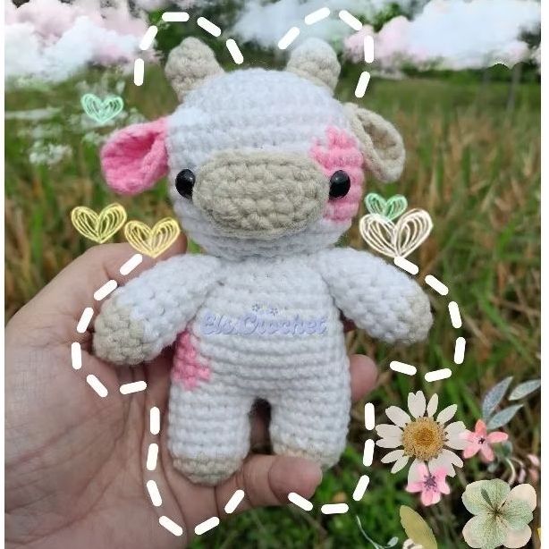 [Els.Crochet] BONEKA SAPI RAJUT / Amigurumi Sapi Boneka Rajut / Cow Plushie / Crochet Cow