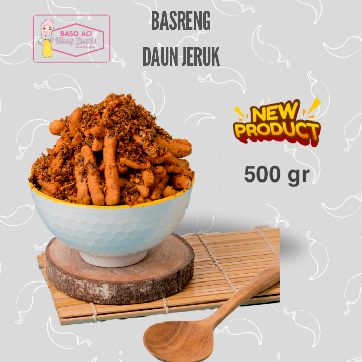 

Baso Aci Neng Geulis - Keripik Basreng Daun Jeruk 500gr - Bacineng Food-Makanan Instan