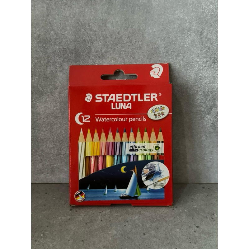 

pensil warna / watercolour pencils isi 12 pendek staedler luna
