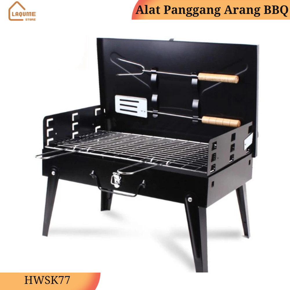 Pemanggang Portable BBQ /Grill multifungsi Alat Panggangan Lipat/Pemanggang Portable Dirakit Lipat /