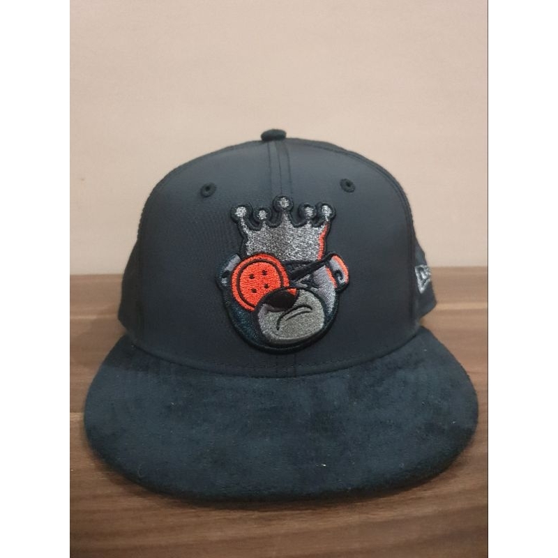 Topi JustFitteds Berlin Bear Nylon RipStop/Suede/New Era 59Fifty Size7 3/8