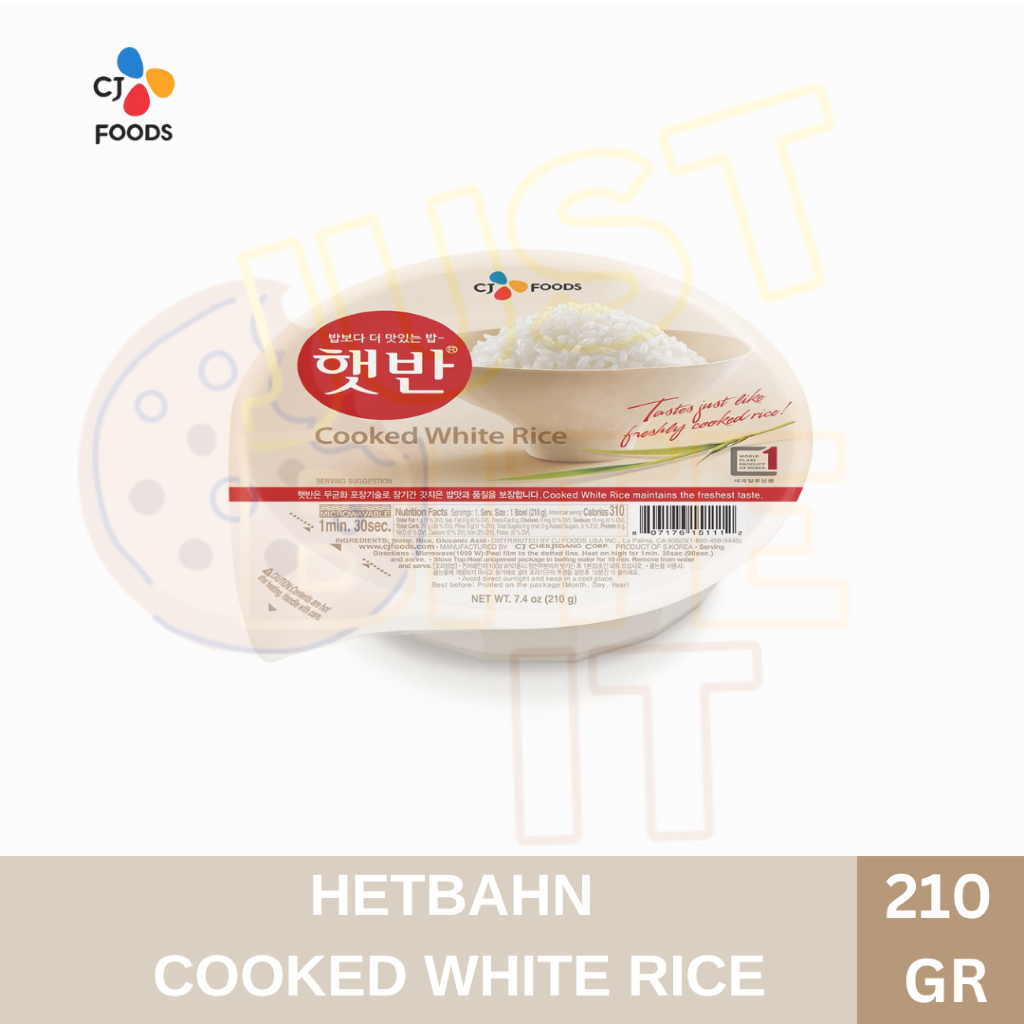 

HETBAHN COOKED WHITE RICE / NASI PUTIH INSTANT 210 GR